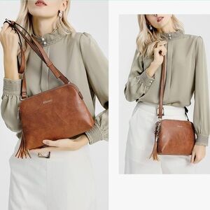 AFkomst Ranchwear Cowhide Western Classic Crossbody Purse Bag Leather